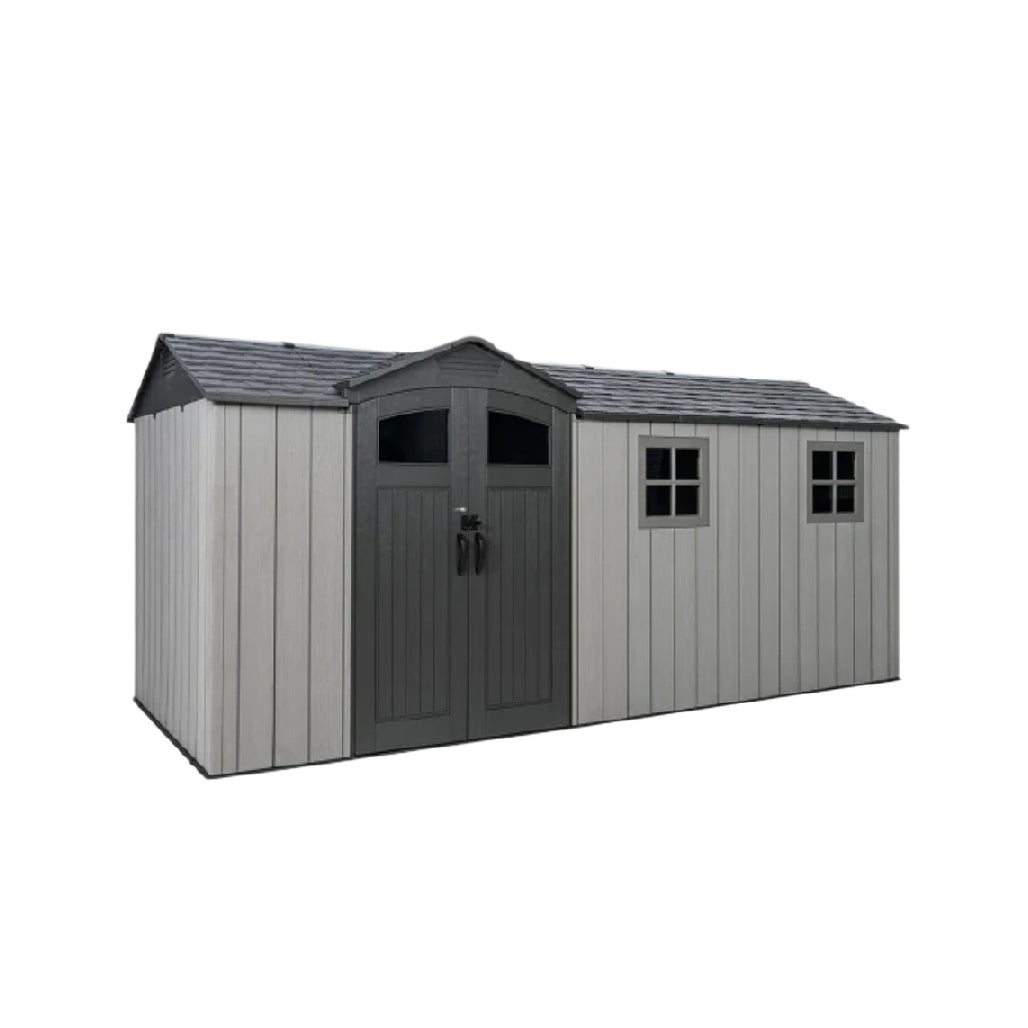 Abri de jardin en résine pour extérieur - 300 x 150 x 210