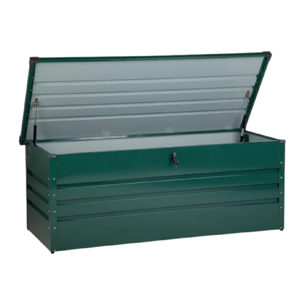 Coffre de rangement extérieur en acier - Utilisé pour le stockage en extérieur - 120 x 50 x 50